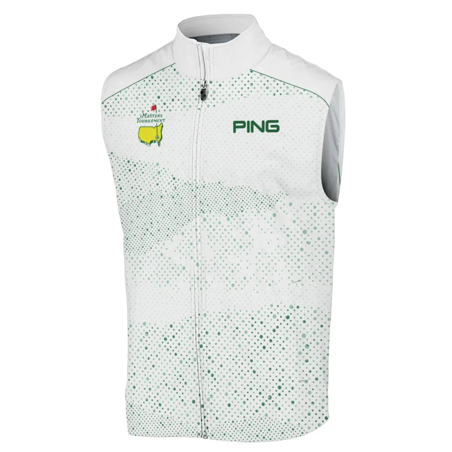 Golf Stye Classic White Mix Green Masters Tournament Ping Sleeveless Jacket Style Classic Sleeveless Jacket