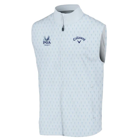 Golf Pattern Cup White Mix Light Blue 2024 PGA Championship Valhalla Callaway Sleeveless Jacket Style Classic Sleeveless Jacket