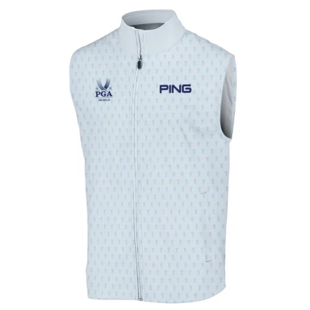 Golf Pattern Cup White Mix Light Blue 2024 PGA Championship Valhalla Ping Sleeveless Jacket Style Classic Sleeveless Jacket