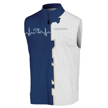 Golf Heart Beat Navy Blue THE PLAYERS Championship Ping Sleeveless Jacket Style Classic Sleeveless Jacket