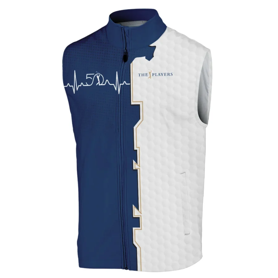 Golf Heart Beat Navy Blue THE PLAYERS Championship Rolex Sleeveless Jacket Style Classic Sleeveless Jacket