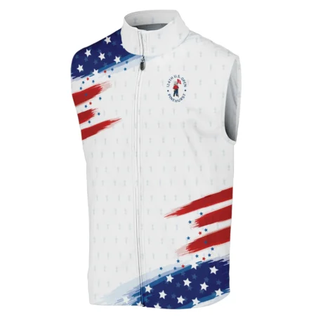 Golf Flag American 124th U.S. Open Pinehurst Callaway Sleeveless Jacket Style Classic Sleeveless Jacket