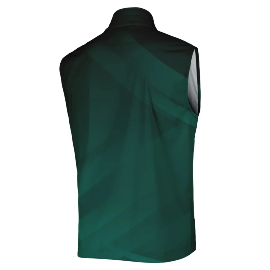 Masters Tournament Dark Green Gradient Golf Sport Nike Sleeveless Jacket Style Classic Sleeveless Jacket