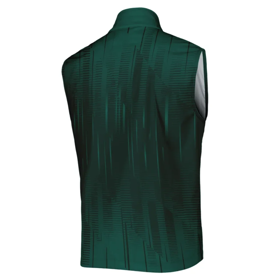 Masters Tournament Ping Dark Green Gradient Stripes Pattern Sleeveless Jacket Style Classic Sleeveless Jacket