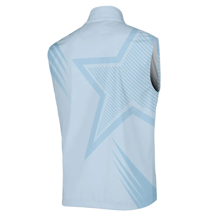 2024 PGA Championship Valhalla Golf Star Line Pattern Light Blue Callaway Sleeveless Jacket Style Classic Sleeveless Jacket