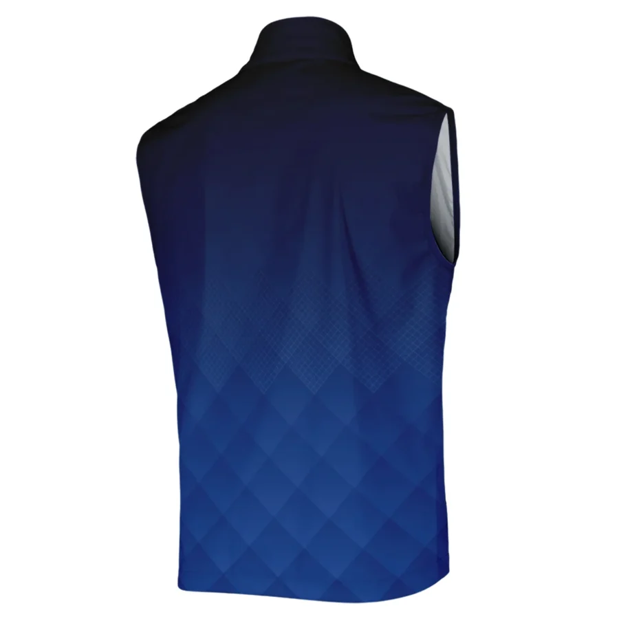 124th U.S. Open Pinehurst Nike Dark Blue Gradient Stripes Pattern Sleeveless Jacket Style Classic Sleeveless Jacket