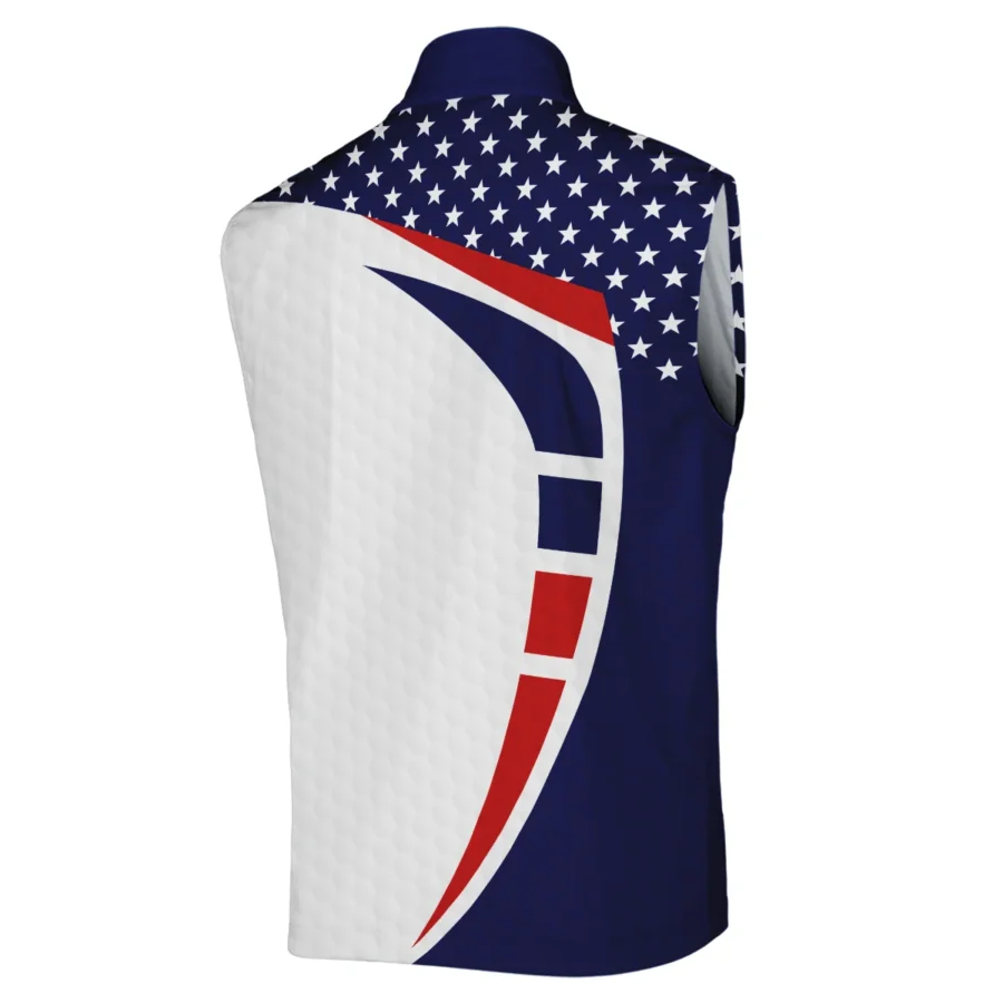 124th U.S. Open Pinehurst Ping US Flag Blue Red Stars Sleeveless Jacket Style Classic Sleeveless Jacket