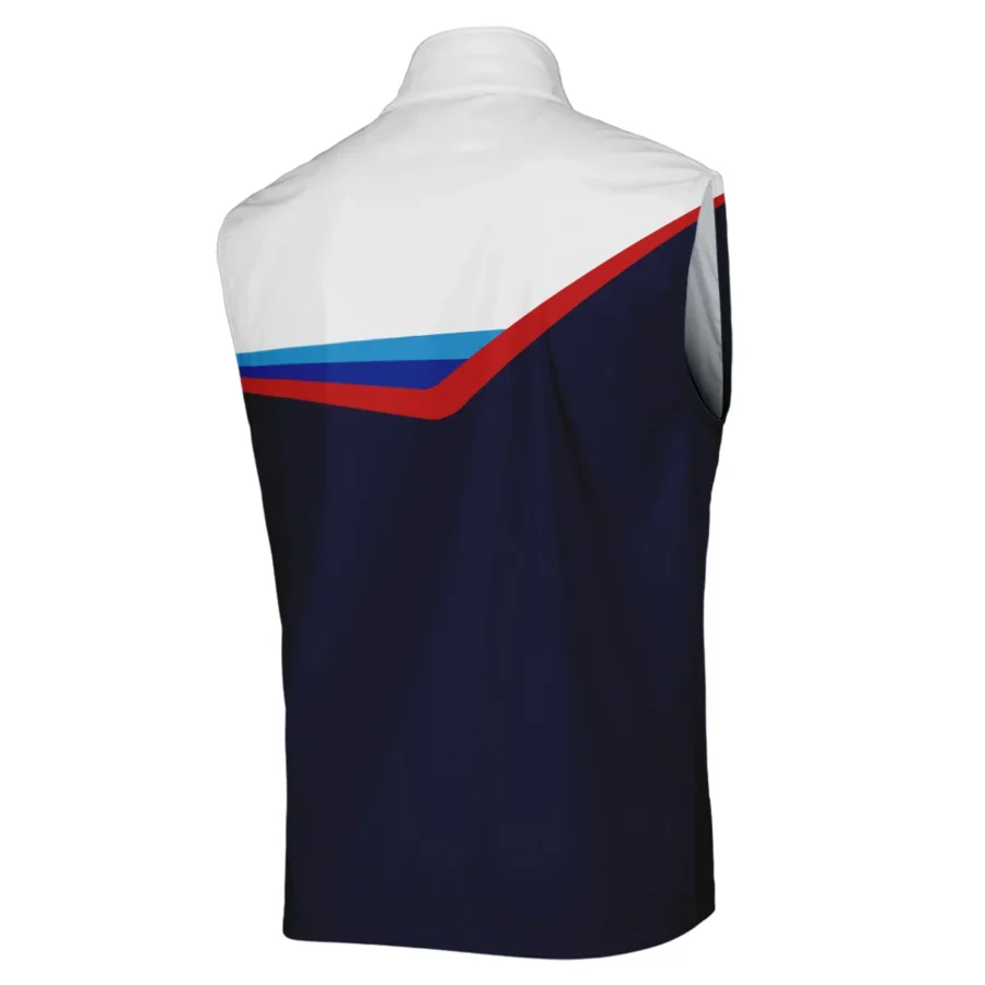 124th U.S. Open Pinehurst Golf Blue Red Line White Pattern Ping Sleeveless Jacket Style Classic Sleeveless Jacket