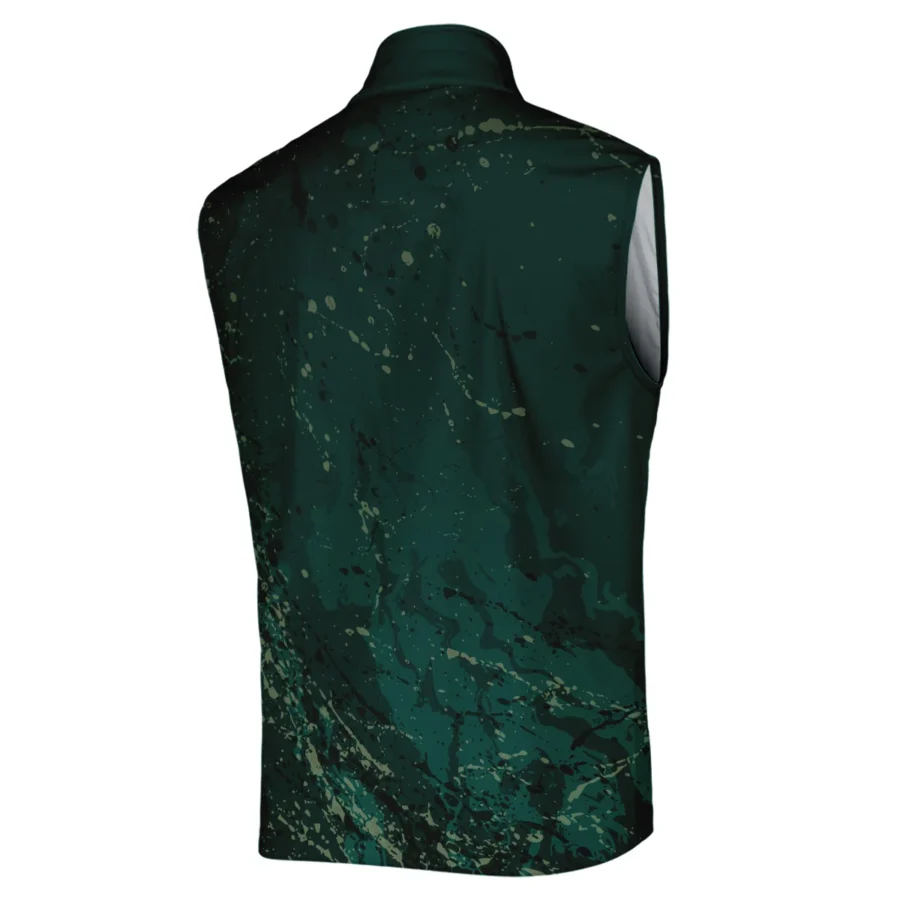 Old Cracked Texture With Gold Splash Paint Masters Tournament Callaway Sleeveless Jacket Style Classic Sleeveless Jacket