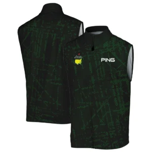 Masters Tournament Ping Golf Pattern Halftone Green Quarter-Zip Jacket Style Classic Quarter-Zip Jacket