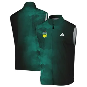 Adidas Golf Sport Dark Green Gradient Abstract Background Masters Tournament Quarter-Zip Jacket Style Classic Quarter-Zip Jacket