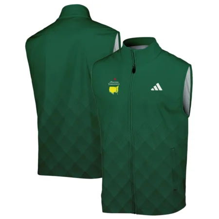 Masters Tournament Adidas Gradient Dark Green Pattern Sleeveless Jacket Style Classic Sleeveless Jacket