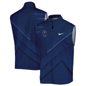 Nike 124th U.S. Open Pinehurst Blue Gradient With White Straight Line Quarter-Zip Jacket Style Classic Quarter-Zip Jacket