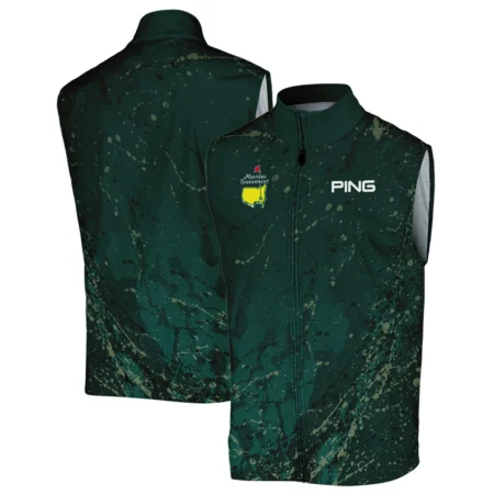 Old Cracked Texture With Gold Splash Paint Masters Tournament Ping Sleeveless Jacket Style Classic Sleeveless Jacket