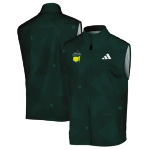 Golf Pattern Stars Dark Green Masters Tournament Adidas Quarter-Zip Jacket Style Classic Quarter-Zip Jacket