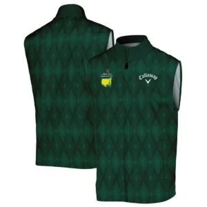 Green Fabric Ikat Diamond pattern Masters Tournament Callaway Quarter-Zip Jacket Style Classic Quarter-Zip Jacket