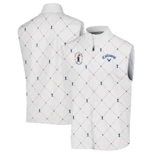 Argyle Pattern With Cup 124th U.S. Open Pinehurst Callaway Quarter-Zip Jacket Style Classic Quarter-Zip Jacket