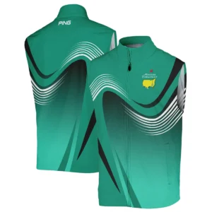 Golf Pattern Cup White Mix Green Masters Tournament Ping Quarter-Zip Jacket Style Classic Quarter-Zip Jacket