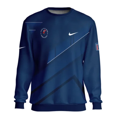 Nike 124th U.S. Open Pinehurst Blue Gradient With White Straight Line Unisex Sweatshirt Style Classic Sweatshirt