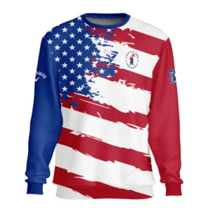 Callaway US Flag Blue Red Stars 124th U.S. Open Pinehurst Unisex T-Shirt Style Classic T-Shirt