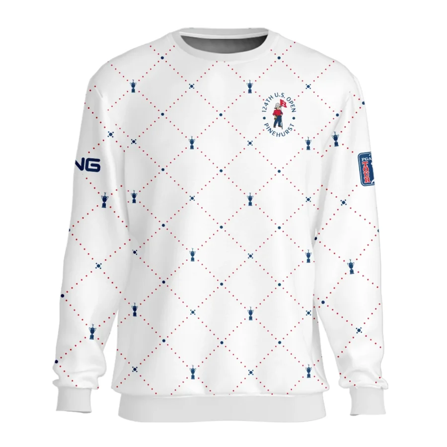 Argyle Pattern With Cup 124th U.S. Open Pinehurst Ping Unisex Sweatshirt Style Classic Sweatshirt