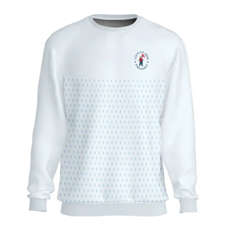 U.S Open Trophy Pattern Light Blue 124th U.S. Open Pinehurst Callaway Unisex Sweatshirt Style Classic Sweatshirt