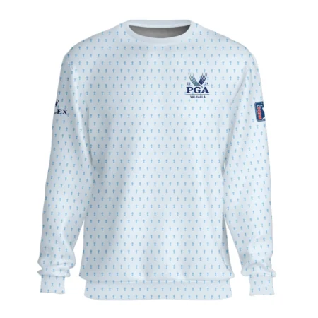 Golf Pattern Light Blue Cup 2024 PGA Championship Valhalla Rolex Unisex Sweatshirt Style Classic Sweatshirt