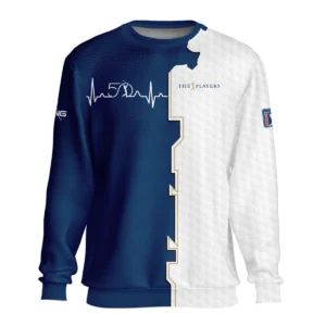 Golf Heart Beat Navy Blue THE PLAYERS Championship Ping Unisex T-Shirt Style Classic T-Shirt