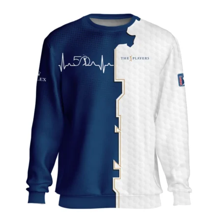 Golf Heart Beat Navy Blue THE PLAYERS Championship Rolex Unisex Sweatshirt Style Classic Sweatshirt