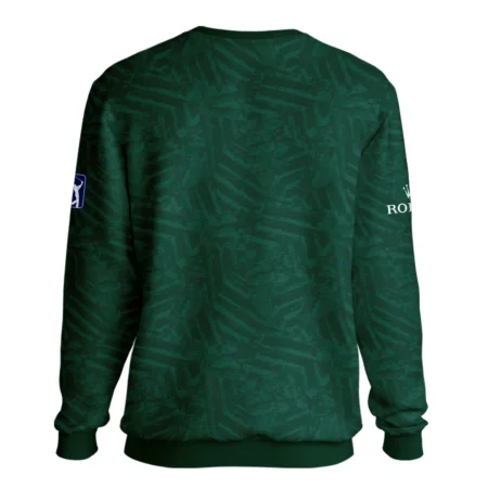 Rolex Masters Tournament Green Stratches Seamless Pattern Unisex Sweatshirt Style Classic Sweatshirt