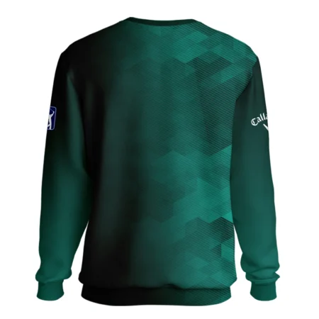 Callaway Golf Sport Dark Green Gradient Abstract Background Masters Tournament Unisex Sweatshirt Style Classic Sweatshirt