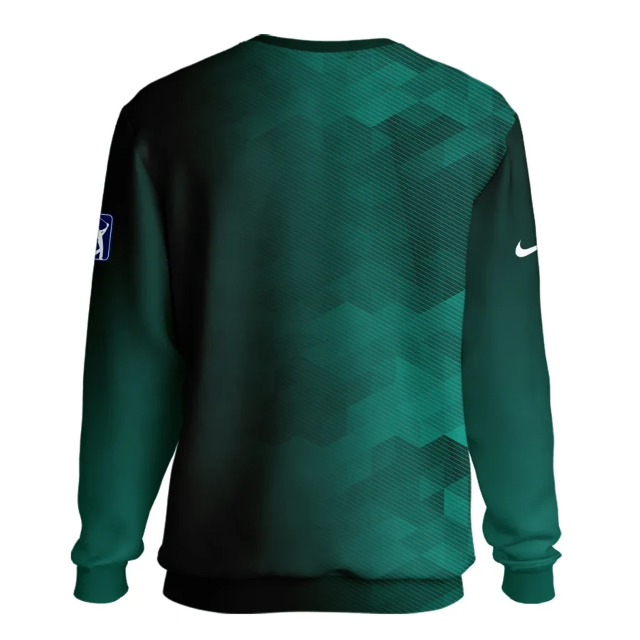 Nike Golf Sport Dark Green Gradient Abstract Background Masters Tournament Unisex Sweatshirt Style Classic Sweatshirt