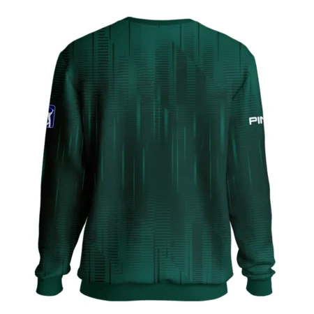 Masters Tournament Ping Dark Green Gradient Stripes Pattern Unisex Sweatshirt Style Classic Sweatshirt