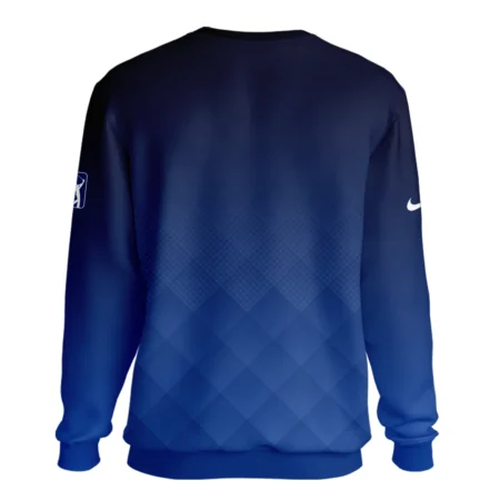 124th U.S. Open Pinehurst Nike Dark Blue Gradient Stripes Pattern Unisex Sweatshirt Style Classic Sweatshirt