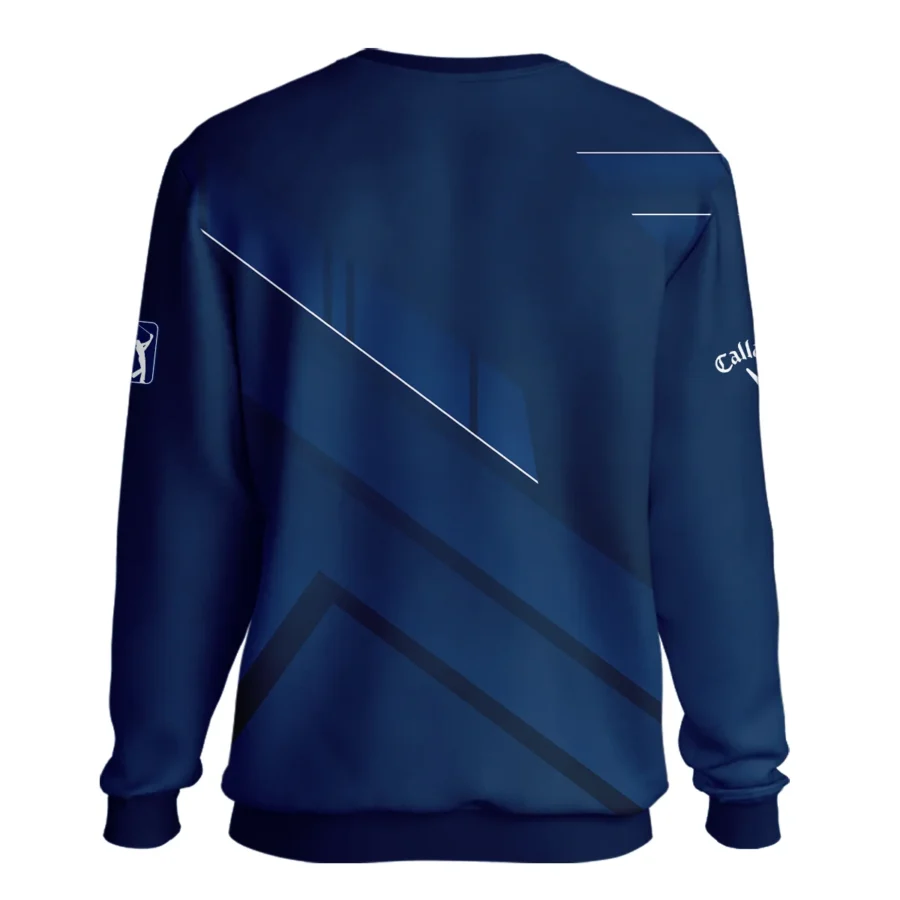 Callaway 124th U.S. Open Pinehurst Blue Gradient With White Straight Line Unisex Sweatshirt Style Classic Sweatshirt