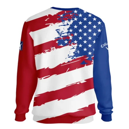 Callaway US Flag Blue Red Stars 124th U.S. Open Pinehurst Unisex Sweatshirt Style Classic Sweatshirt