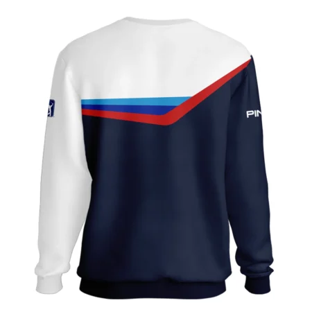 124th U.S. Open Pinehurst Golf Blue Red Line White Pattern Ping Unisex Sweatshirt Style Classic Sweatshirt