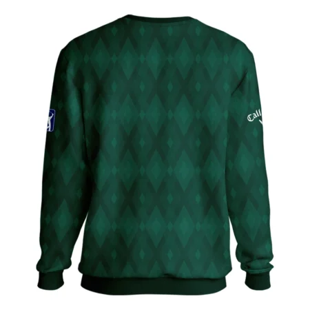 Green Fabric Ikat Diamond pattern Masters Tournament Callaway Unisex Sweatshirt Style Classic Sweatshirt