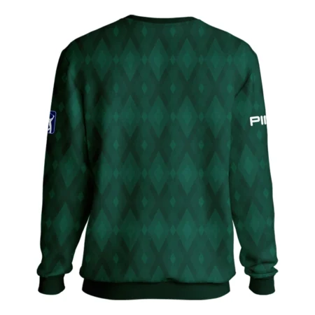 Green Fabric Ikat Diamond pattern Masters Tournament Ping Unisex Sweatshirt Style Classic Sweatshirt