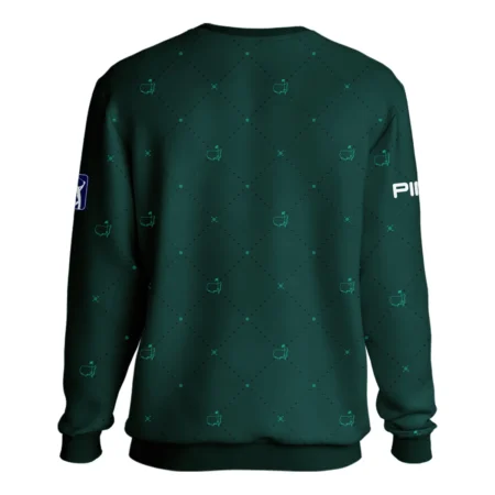 Dark Green Pattern In Retro Style With Logo Masters Tournament Ping Unisex Sweatshirt Style Classic Sweatshirt