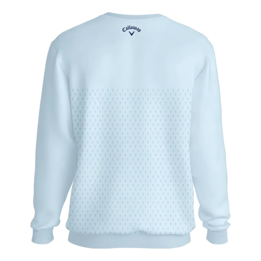 PGA Trophy Pattern Light Blue 2024 PGA Championship Valhalla Callaway Unisex Sweatshirt Style Classic Sweatshirt