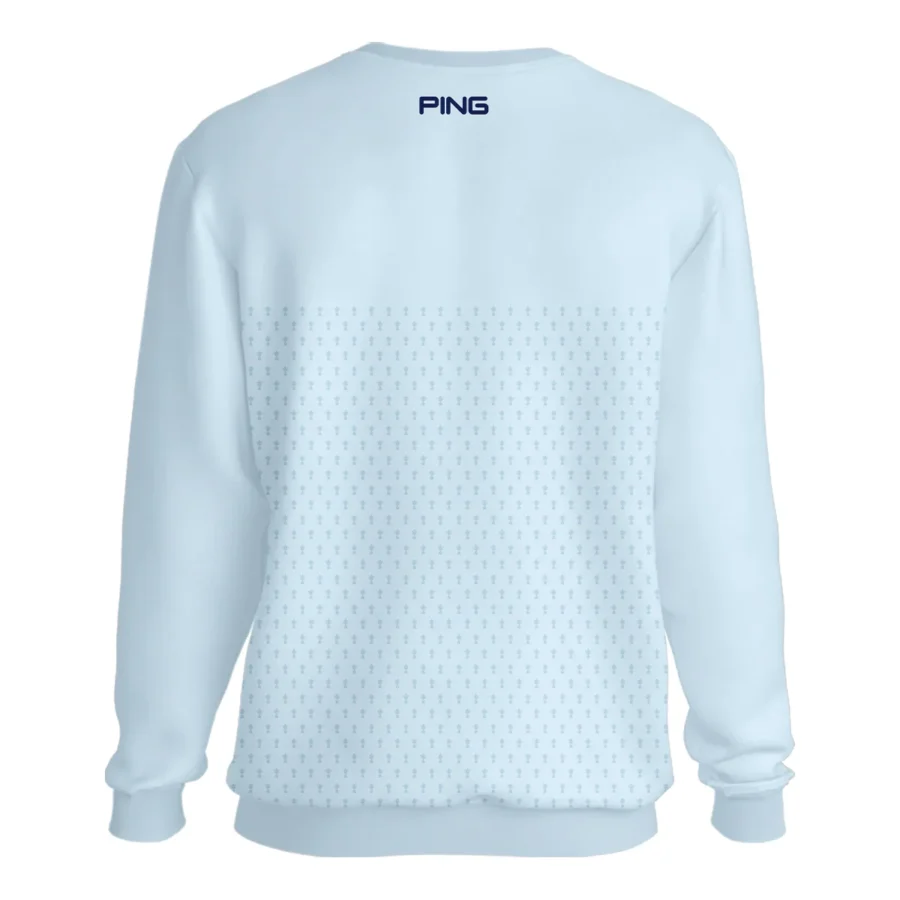 PGA Trophy Pattern Light Blue 2024 PGA Championship Valhalla Ping Unisex Sweatshirt Style Classic Sweatshirt