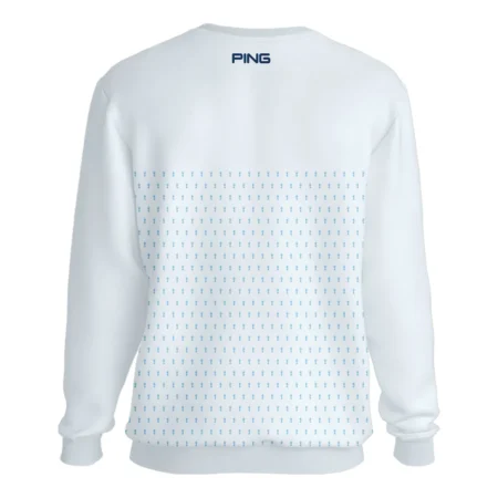 U.S Open Trophy Pattern Light Blue 124th U.S. Open Pinehurst Ping Unisex Sweatshirt Style Classic Sweatshirt