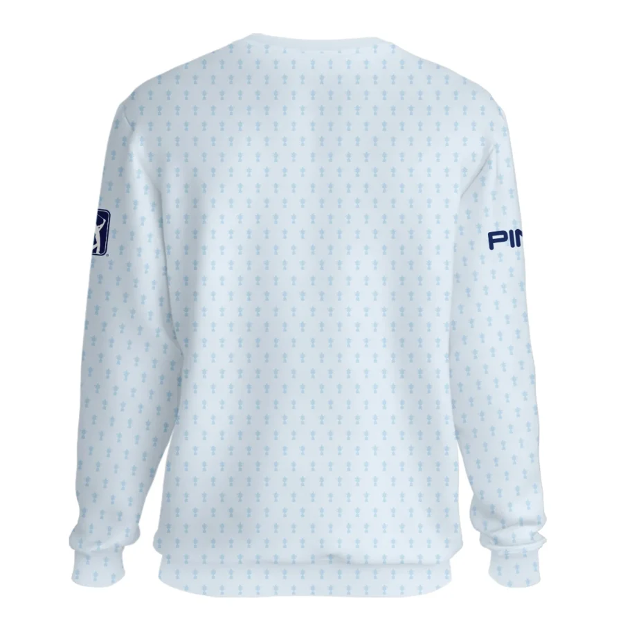 Golf Pattern Cup White Mix Light Blue 2024 PGA Championship Valhalla Ping Unisex Sweatshirt Style Classic Sweatshirt