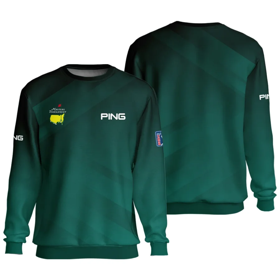 Masters Tournament Dark Green Gradient Golf Sport Ping Unisex Sweatshirt Style Classic Sweatshirt