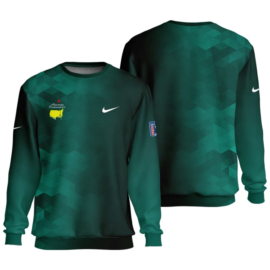 Nike Golf Sport Dark Green Gradient Abstract Background Masters Tournament Unisex Sweatshirt Style Classic Sweatshirt