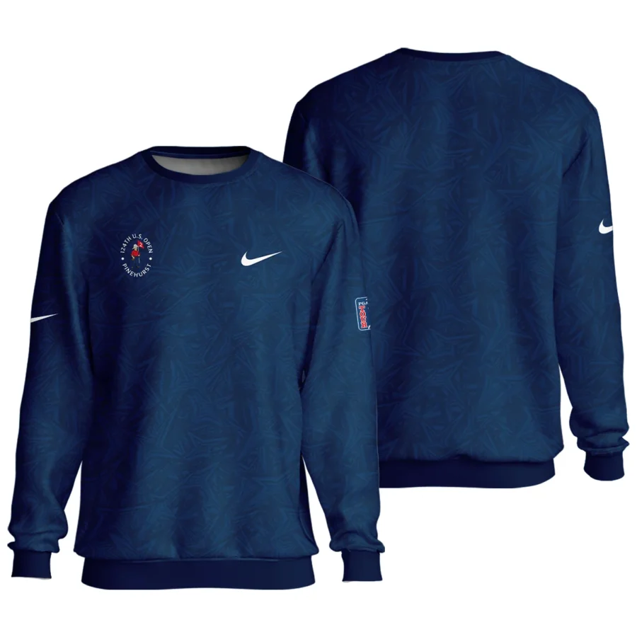 Nike 124th U.S. Open Pinehurst Stars Gradient Pattern Dark Blue Unisex Sweatshirt Style Classic Sweatshirt