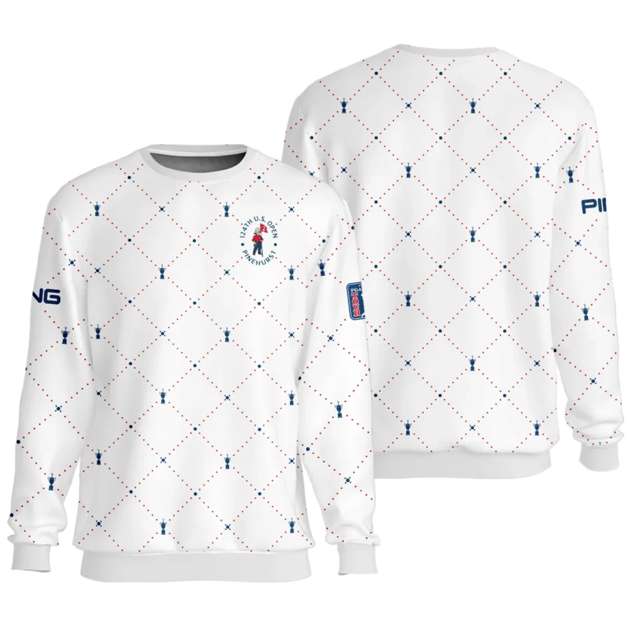 Argyle Pattern With Cup 124th U.S. Open Pinehurst Ping Unisex Sweatshirt Style Classic Sweatshirt