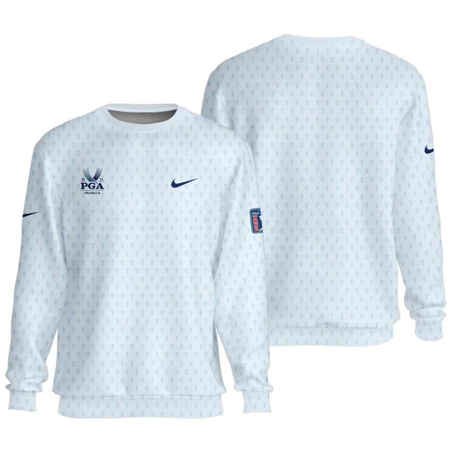 Golf Pattern Cup White Mix Light Blue 2024 PGA Championship Valhalla Nike Unisex Sweatshirt Style Classic Sweatshirt