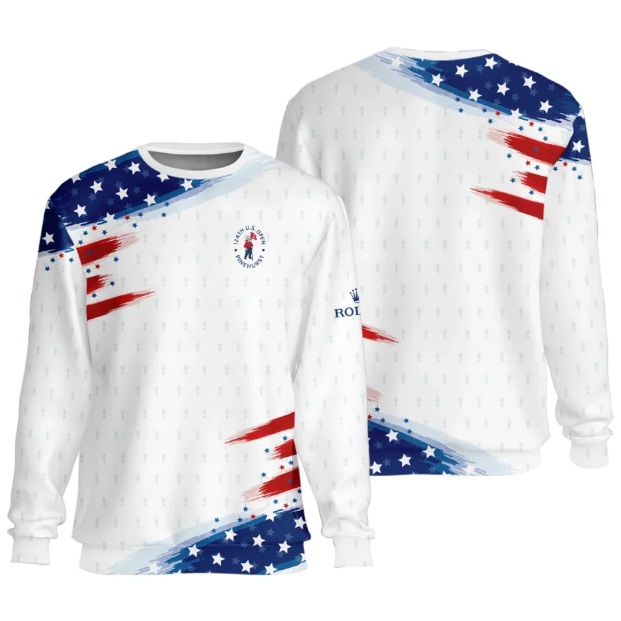 Golf Flag American 124th U.S. Open Pinehurst Rolex Unisex Sweatshirt Style Classic Sweatshirt